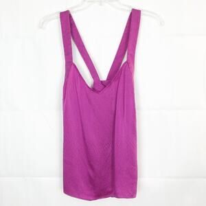 J. Crew Silk Babydoll Y2K Tank Top Womens 6P Vintage Preppy Girly Romantic Soft